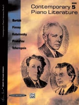 Contemporary Piano Literature No. 5 piano sheet music cover